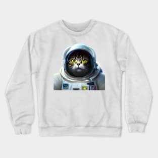 Astronaut Space Cat Crewneck Sweatshirt